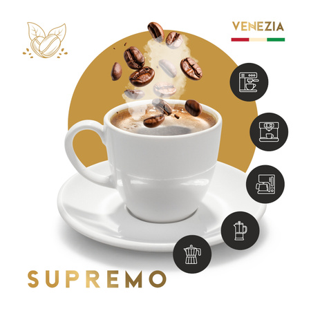 Kawa ziarnista Venezia Supremo 100% Arabika 1kg