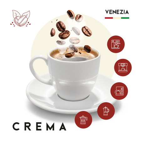 Kawa ziarnista VENEZIA Crema 1kg