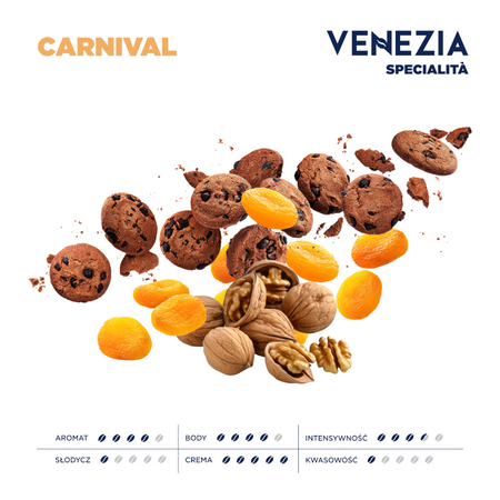 Kawa ziarnista Venezia Specialità Carnival 250g